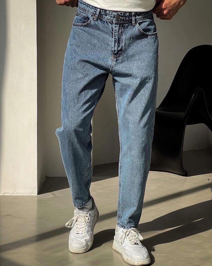 Boyfriend Açık Mavi Pantolon