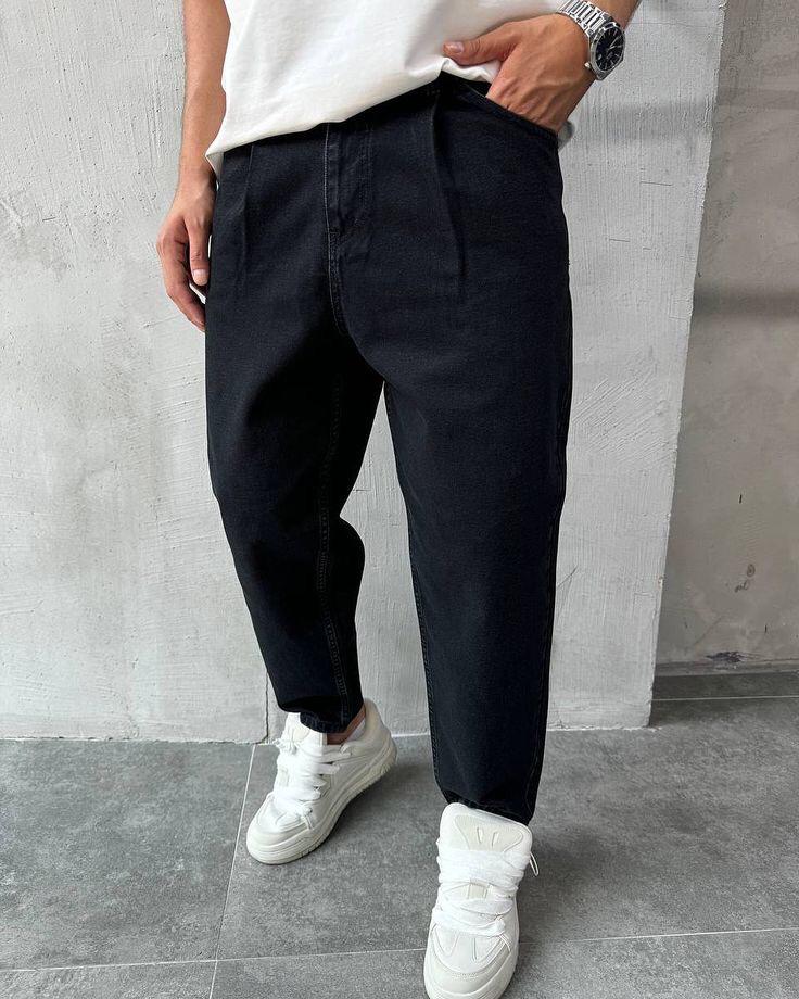 Boyfriend Siyah Pantolon